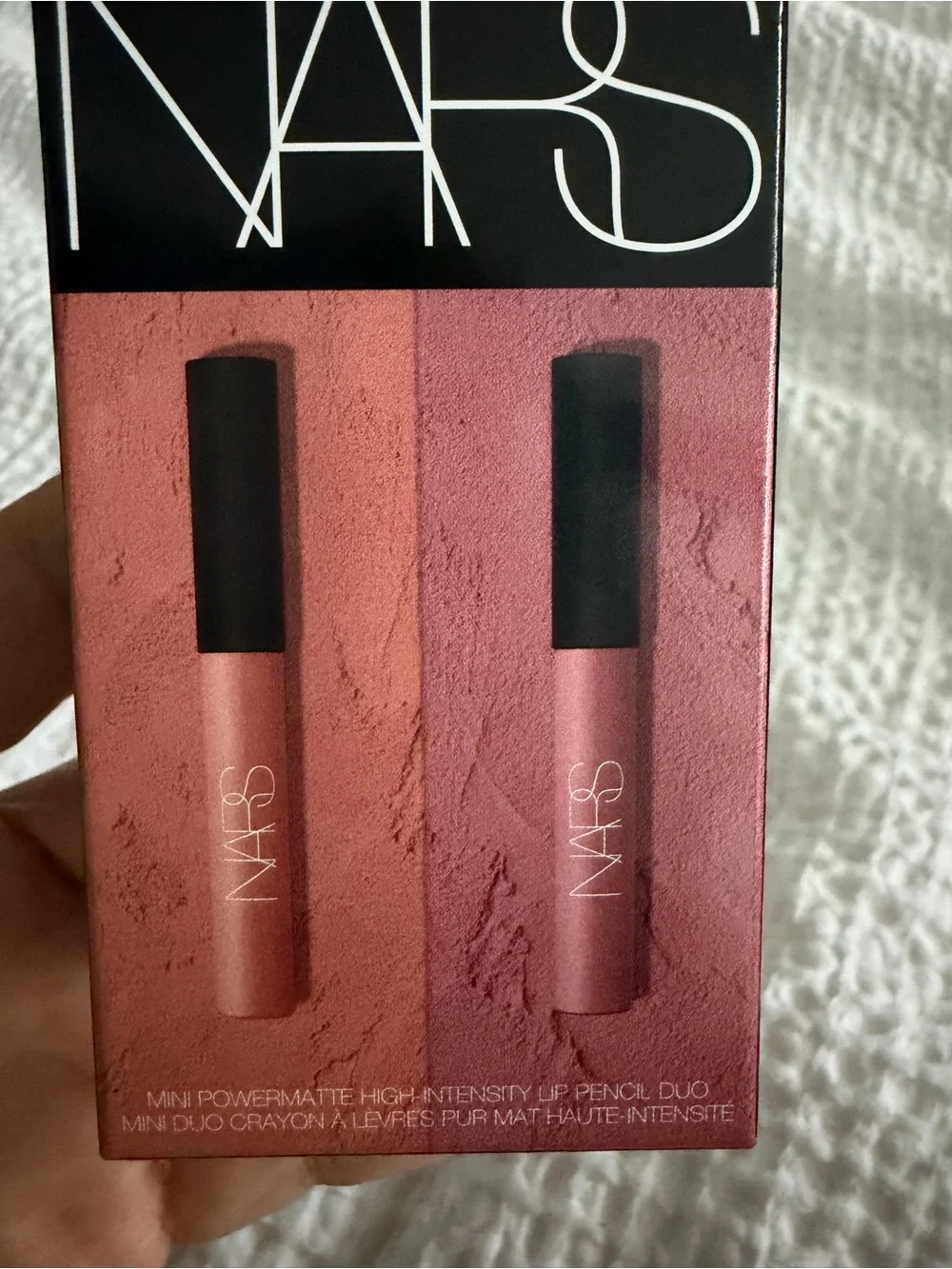 NARS Mini Lip Pencil Duo — Peach & Dusty Rose New
